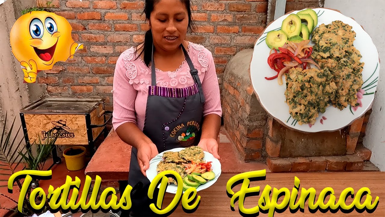 COMO PREPARAR UNAS TORTILLAS DE ESPINACAS , NUTRITIVAS Y BAJAS EN