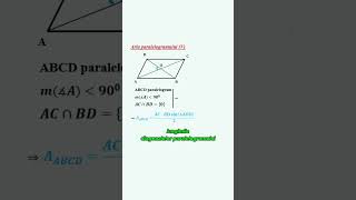 *gp68 Aria paralelogramului (V) #short #shorts #video #videos #shortvideo  #evaluarenationala