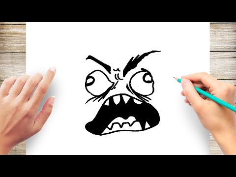 How to Draw Rage Face