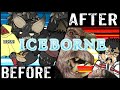 Mhworld shots before and after iceborne monster hunter world iceborne experience