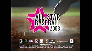 All-Star Baseball 2003 (PS2/Xbox/GC/GBA) (2002) Video Game US Ad/Commercial