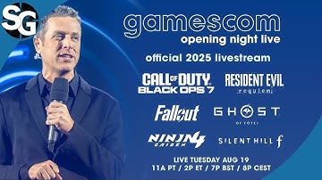 Gamescom 2025: Opening Night Live | Full Showcase Live Stream