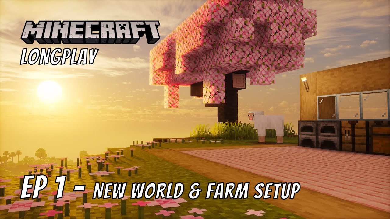 Minecraft Longplay | Episode 1 - No Commentary, Occasional In-game Music