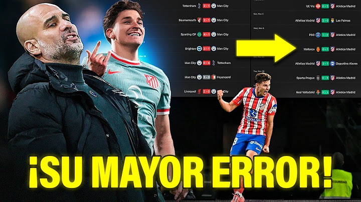 ¡Así es como JULIÁN ÁLVAREZ se convirtió en el PEOR error de la carrera de PEP GUARDIOLA!❌😱