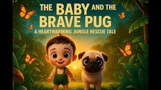 The Baby and the Brave Pug 🐾 | A Jungle Adventure Bedtime Story for Kids!