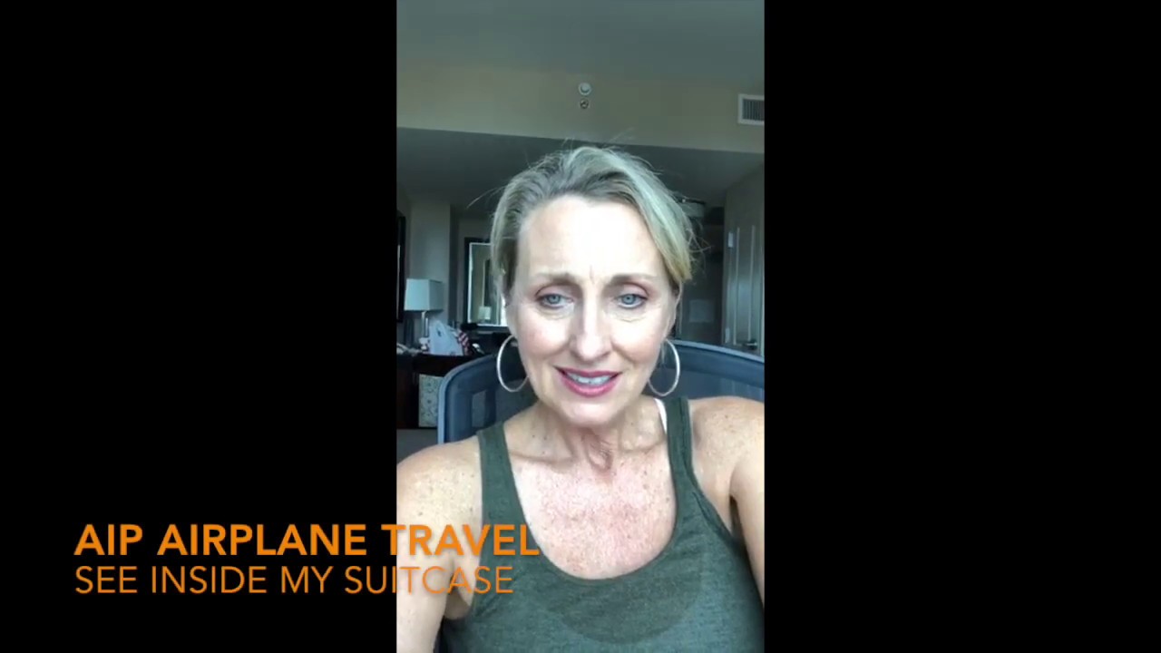 AIP airplane travel tricks and tips | Tracey Bellion | Fit Fifty and Fearless