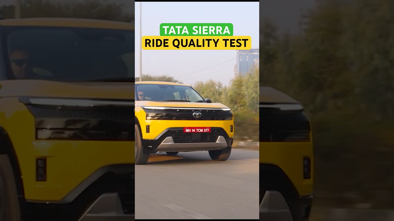Is the Tata Sierra 2025 the Smoothest SUV in Its Segment? Ride Comfort Tested