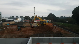 Famous Timelapse - Construction workers building foundations Profile