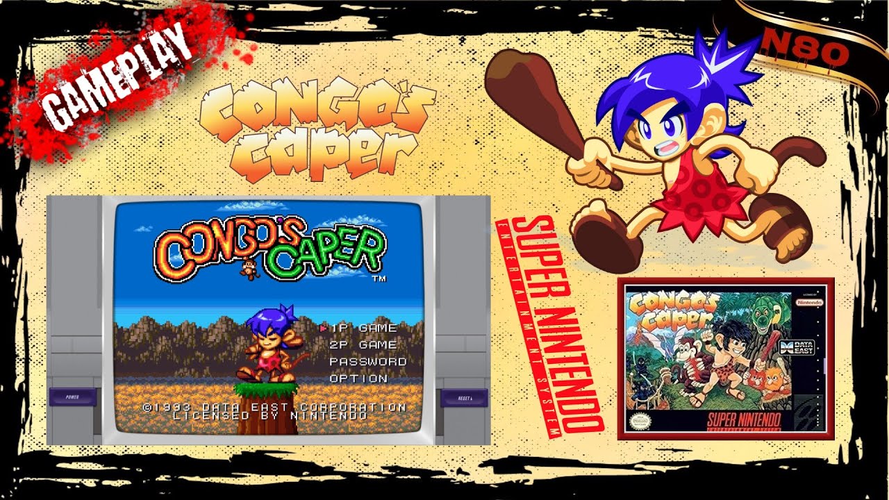 Congo's Caper Gameplay // SNES YouTube