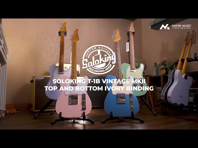 Soloking T-1B Vintage MKII With Roasted Maple Neck - YouTube