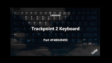 Lenovo Trackpoint 2 Keyboard - Part 4Y40X49493