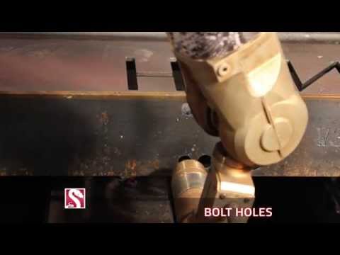PythonX - Structural Steel CNC Machine Overview Video