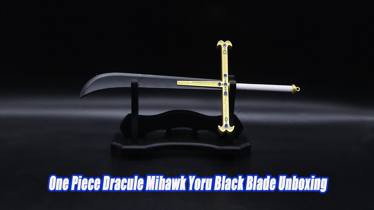 Metal Blade Display Model, Dracule Mihawk Sword, Metal Pirate Sword