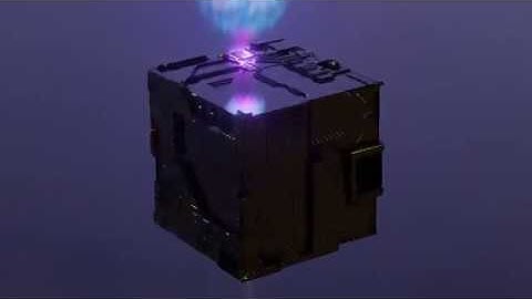 BLENDER - cube with displacement modifier and a generated height map of JS placement