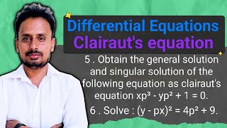 Nonlinear Differential Equations: Clairaut's Method