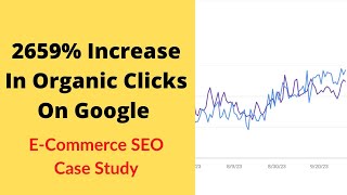 SEO Case Study: 2659% Increase In Clicks For E-commerce Website On Google