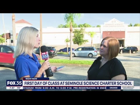 First day of class at Seminole Science Charter School