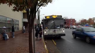 New Jersey Transit: NABI 31.07 #1611 Route 505 & #1613 Route 502 @ Atlantic & Ohio Avenues!
