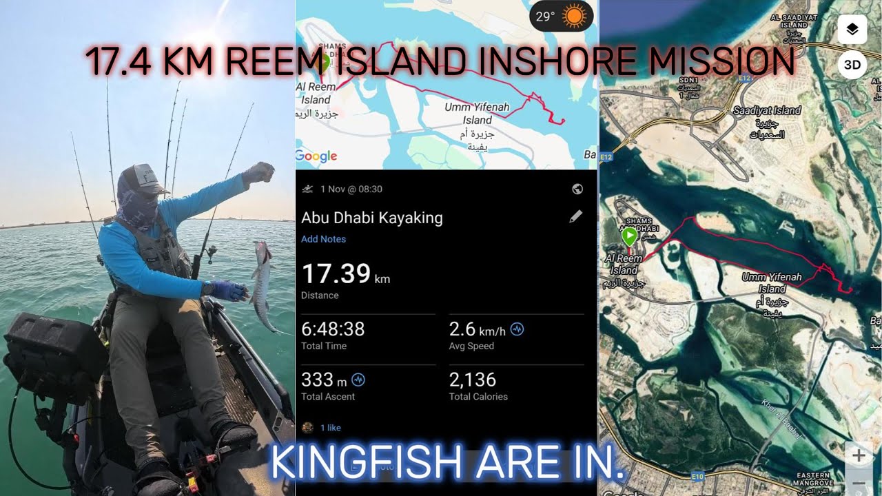17.4 KM REEM ISLAND INSHORE MISSION (KINGFISH ARE IN)