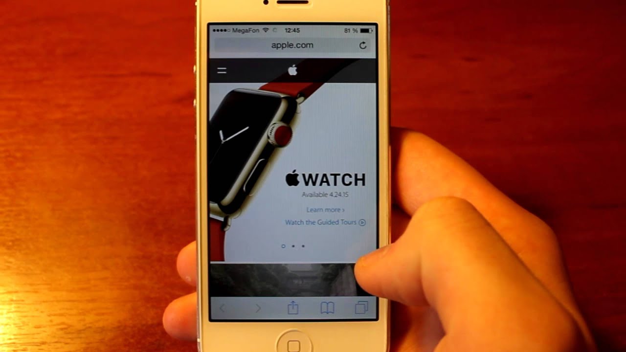 iOS 8.3 iPhone 5 - YouTube