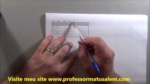 4 construção de tabela verdade   3   exercícios parte 1