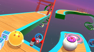 Sky Rolling Ball 3D - All Levels 144-145, SpeedRun Gameplay, Android IOS, Amaizing Ball Game