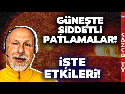 Maksimum Dönemi! Güneş Patlamaları Bunlara Sebep Olacak! Astrolog Öner Döşer Anlattı