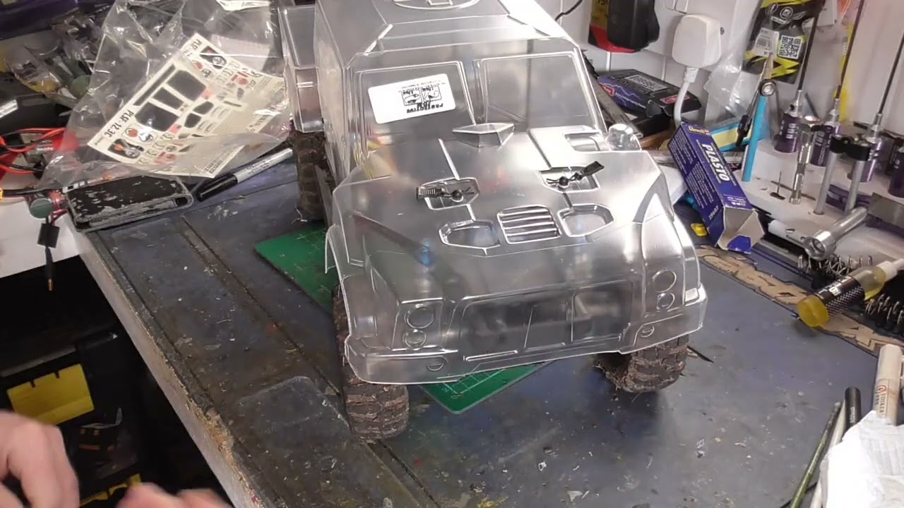 Element Enduro - кузов Proline Strike Force, модификация Oshkosh L-ATV с башней, часть 1.