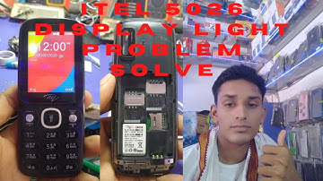 #itel  itel 5026 display Light jumper   #itel display light problem solve #itel5026