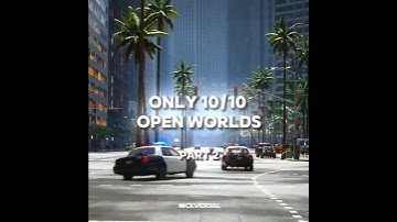 ONLY 10/10 OPEN WORLDS #gaming #games #ps5 #ps4 #videogames #editing #shorts