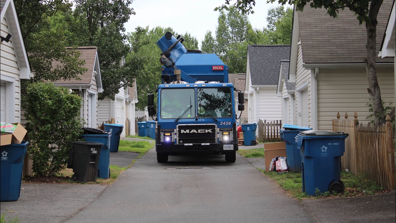 Republic Services LR Python Garbage Truck In South Riding - YouTube