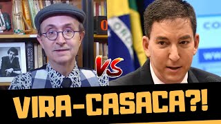 TRETA ENTRE REINALDO AZEVEDO E GLENN GREENWALD SAIU DO CONTROLE...