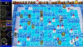 ppssppp Bomberman gameplay 2025 world 5 stage 9 |bomberman all stage gameplay video  screenshot 4