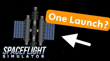 I Made A Space Station In ONE LAUNCH!