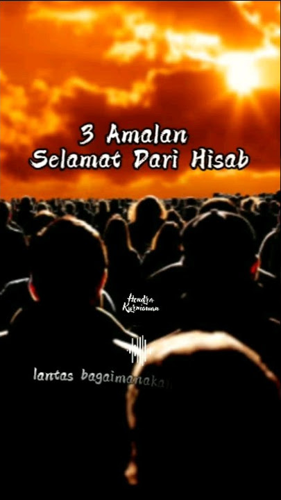 3 amalan selamat dari hisab #kajianislam #islam #shorts #trending