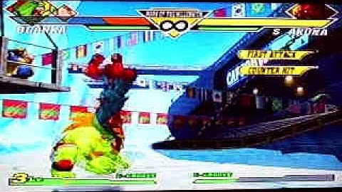 CvsS2: Mitesh (Evil Iori team) vs Guest (Evil Ryu team)