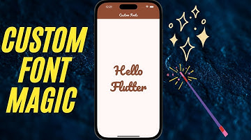 🎯 How to Use Custom Font in Flutter App | Flutter Tutorial