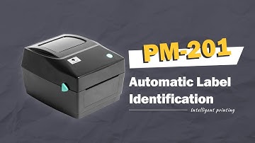 Phomemo PM201 Tutorial: Automatic Label Identification of Label Printer PM-201丨Business Labeling