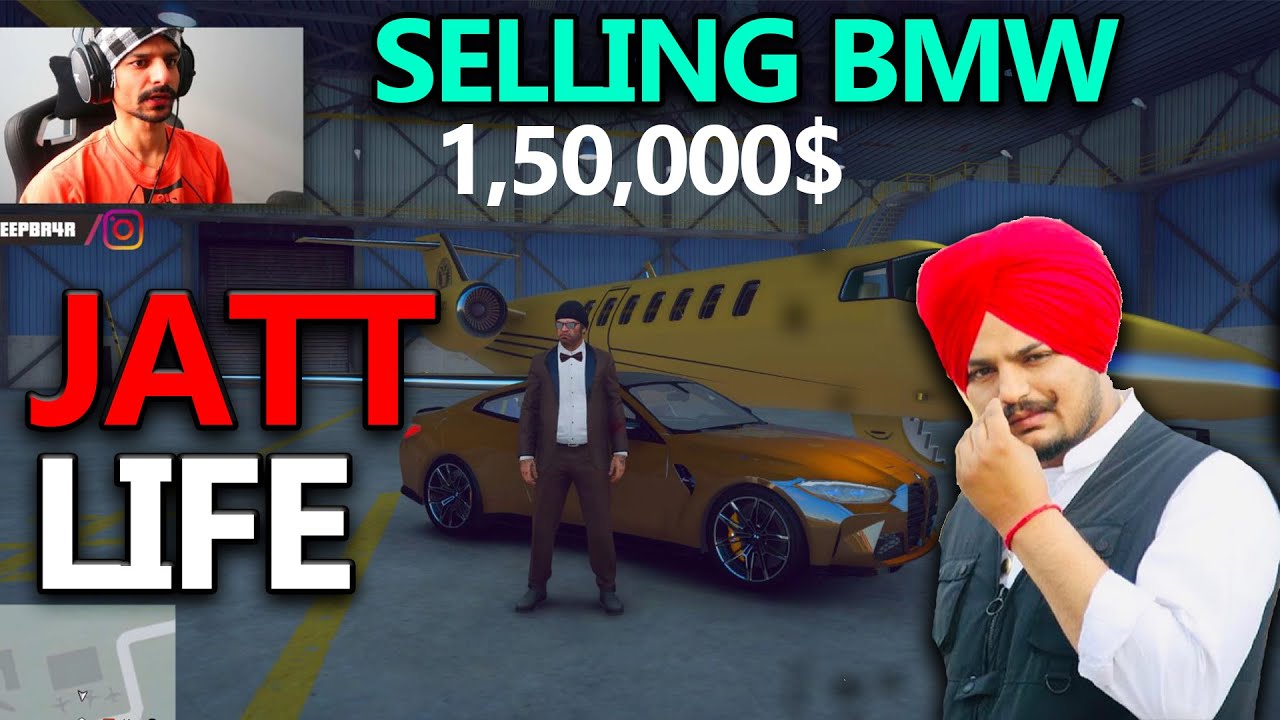 JATT LIFE IN GTA ( SELLING BMW ) SIDHU MOOSEWALA x BrarTV