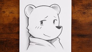 How to Draw a Cute Bear 🐻 | Easy Pencil Drawing TutorialDescription: