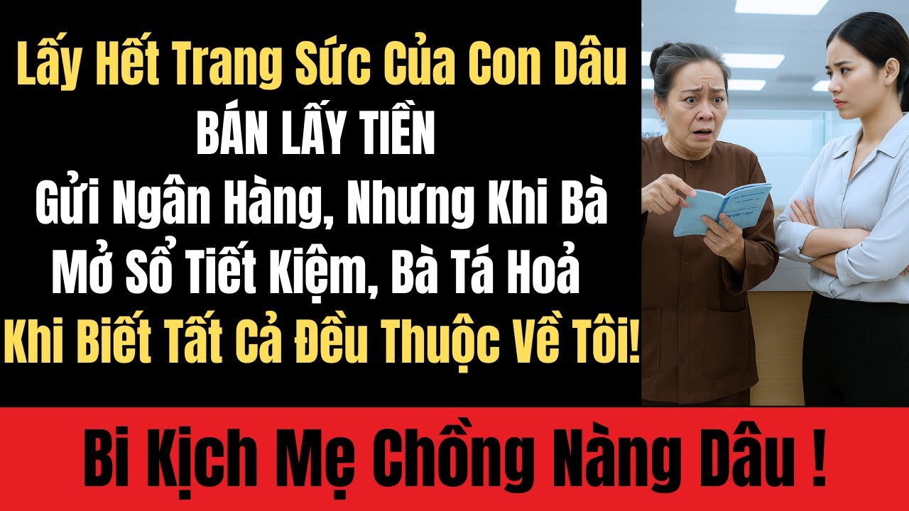 Mẹ Chồng Lấy Hết Vàng Của Tôi – Và Choáng Váng Khi Biết Chủ Nhân Sổ Tiết Kiệm Lại Là Tôi !