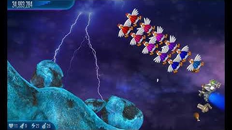 CHICKEN INVADERS 5 CLUCK OF THE DARK SIDE- VETERAN DIFFICULTY - mission 8