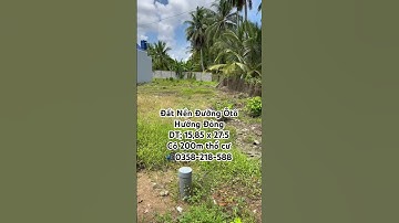 #Đất nền đường ôtô. Ở Ấp Bình Phú xã Bình Trưng h Châu Thành TTG  #0358218588 #nhadatgamnguyen