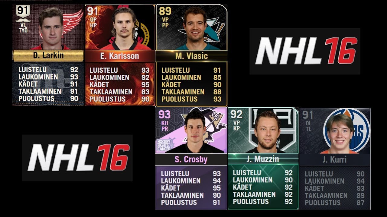 NHL 16 HUT | Giveaway TULOKSET.! 6 ukkoo lähti jakoon