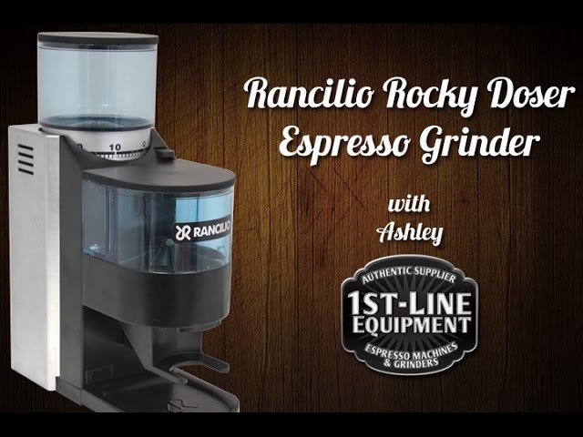 Rancilio Rocky Doser Espresso Grinder YouTube