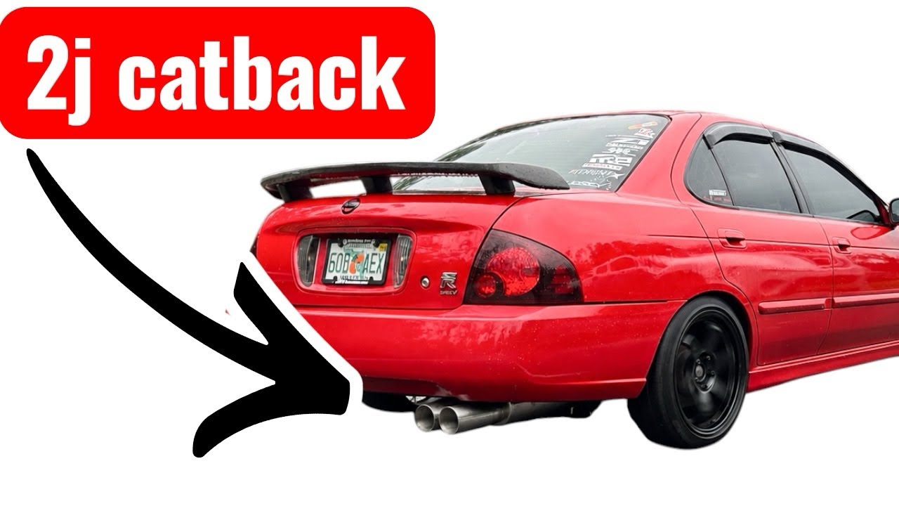 Cat-Back Exhaust Install on My 2004 Nissan Sentra SE-R Spec V