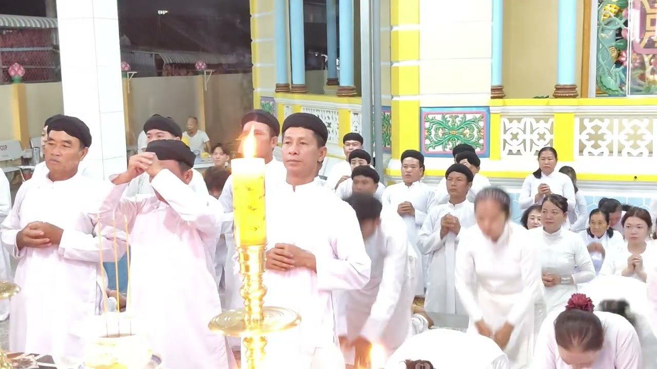 Tại thánh thất an phú cúng sao giải hạn 