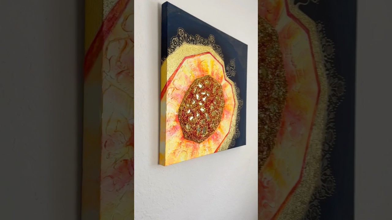 Peach – Abstract modern art 🖼️ 🍑✨ 
