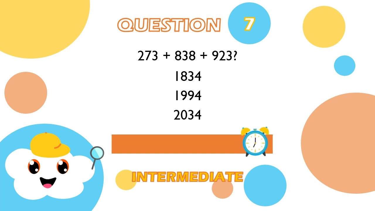 Ultimate Math Quiz | Addition Subtraction Multiplication Division Three Digit Numbers
