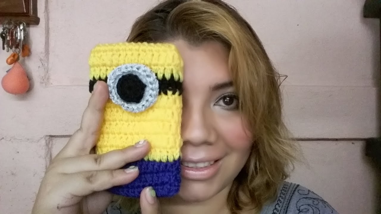DIY Funda de minion a crochet